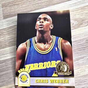 Basketball Card Chris Webber Warriors 1994 Skybox No. 341